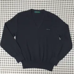 柔らかいウール100% 薄いニット メンズ95サイズ