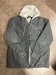 DICKIES フード付きワークジャケット グレー L US古着