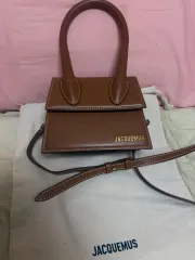 JACQUEMUS ジャックムス ル チキート モヤン シグネチャー ハンドバッグ ライト ブラウン