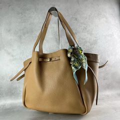 希少 Chloe ドリー バッグ 肩掛け ビジネス レザー キャメル ベージュ 