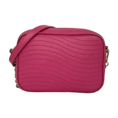 FURLA(フルラ) ショルダーバッグ - ピンク キルティング/チェーンショルダーストラップ着脱可 レザー