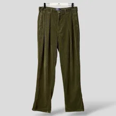 90s ポロラルフローレン ツータック コーデュロイ パンツ USA