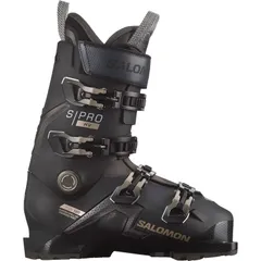 サロモン メンズ シューズ ブーツ・レインブーツ Salomon SPro HV 120 GW Ski Boot 2024 Mens BlackTitaniumBeluga ブラックのサムネイル