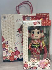 ペコちゃん人形　5個セット オーバーオール　ラブリー　クリスマス　ウィンター ペコちゃん人形 2020 オーバーオール衣装付き ドール袋付き - メルカリ