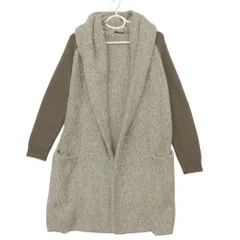 TORRAZZO DONNA トラッゾドンナ ニットガウン コート アウター ブラウン レディース 【中古】