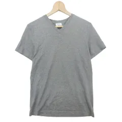JILSANDER ジルサンダー Vネック Tシャツ カットソー 半袖 トップス 無地 グレー S メンズ 【中古】のサムネイル