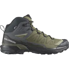 サロモン メンズ シューズ ブーツ・レインブーツ Salomon X Ultra 360 Mid CSWP Boot Mens Olive NightBlackPeat ブラックのサムネイル