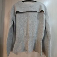 SYSTEM オフショルダ アンゴラ ニット Free