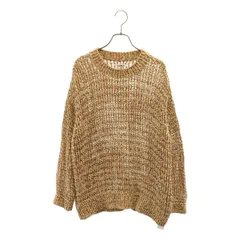 Coohem / コーヘン | RADDER NET PULLOVER / コットン リネン ニット セーター | M | ブラウン/マルチカラー | レディース