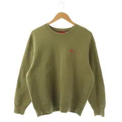 シュプリーム SUPREME スウェット トレーナー ロゴ S カーキブラウン /ES ■GY18