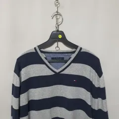 O96 トミーヒルフィガー メンズ Vネック Tシャツ