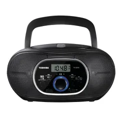 TOSHIBA(東芝) CDラジオ Bluetooth搭載 横型コンパクト TY-CW10(K) ブラック 