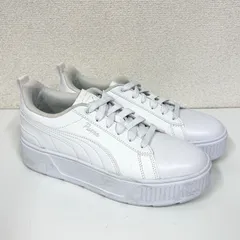 【218-a】PUMA　プーマ　厚底スニーカー　ホワイト　24.5cm