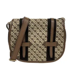 GHERARDINI(ゲラルディーニ) ショルダーバッグ - グレーベージュ×ダークグレー×マルチ レザー