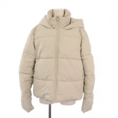 ザラ ZARA 中綿ジャケット ジップアップ フード M ライトベージュ 4341/733/811 /BM