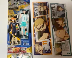 ハイキュー ロングステッカー3弾 月島&ダテ工ゴー