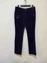 アディダス ネイビー コーデュロイ ズボン M (27-28)