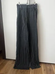 H&M エイチ・アンド・エム ストライプ ワイド パンツ