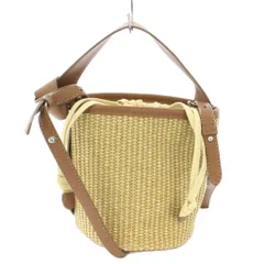 スタイルミキサー STYLEMIXER 2WAY ハンドバッグ ワンハンドル ショルダーバッグ 巾着型 バイカラー ベージュ 茶 ブラウン /BB