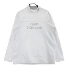 サイズ：7 NEW BALANCE GOLF ニューバランス 2025年モデル 裏起毛 ハイネック 長袖Tシャツ  ホワイト系 [240101644770] ゴルフウェア メンズ ストストのサムネイル