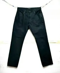 新品/UNIQLO メンズ ブラックジーンズ 34/メンズデニム