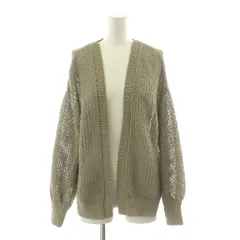 アーバンリサーチ URBAN RESEARCH 23SS 透かし柄ガウンカーディガン 長袖 F ベージュ UR35-22T005 /NQ