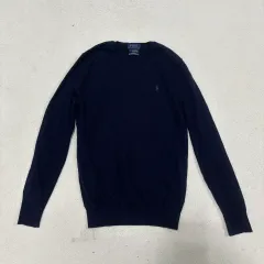 S POLO RALPH LAUREN スリムフィット ウール クルーネック 長袖 ニット セーター 1218-1