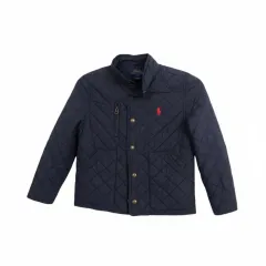 キッズ 7Y / ポロラルフローレン ネイビー キルティングジャケット
