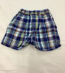 【80㎝】apres les coursチェックハーフパンツ