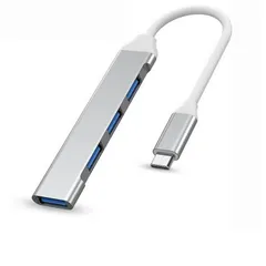 ★【新品】高速4ポートUSB3.0ハブ！軽量・即使える万能タイプ【マルチポートアダプタ】