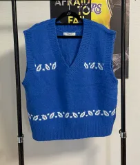 (送料無料) 8seconds エイトセカンズ レディース ブルー ウール混 ベスト M