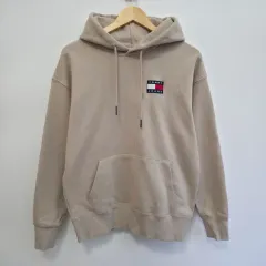 M トミー ジーンズ ベージュ フーディー