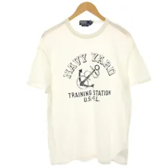 ポロ バイ ラルフローレン Polo by Ralph Lauren CLASSIC FIT クラシックフィットジャージーグラフィックTシャツ カットソー 半袖 ロゴプリント M 白 ホワイト 0200011610 /HN 