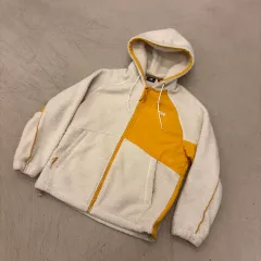 ニューバランス バイカラー フリース ジップアップ