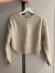 ZARA アイボリー ニット セーター S