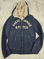 アバクロンビーフッドジップアップシープスキン