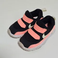 エアマックス タイニー 90 ブラック ピンク バックル スニーカー 140 d