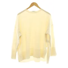 アーバンリサーチ URBAN RESEARCH ニット セーター ウール F 白 無地 クルーネック 長袖 /JP