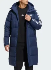 アディダス 3st ダウンジャケット ロング丈 コート Lサイズ ポール1244