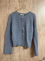 ゴージニットカーディガン ベイビーブルー