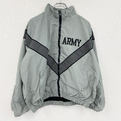古着 used　U.S.ARMY　トレーニングジャケット　ナイロンジャケット　ミリタリー　米軍　カーキ　Mサイズ