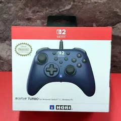■美品　ホリパッド　TURBO for Nintendo Switch 2 Win　ネイビー　ニンテンドースイッチ2ハード　動作確認済