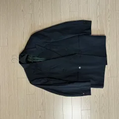 ヴィンテージ チャコール ダブル ブレスト ブレザー