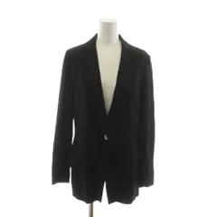 レリアン Leilian テーラードジャケット ブレザー 7 黒 ブラック /RR