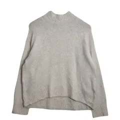 UNIQLO ユニクロ クリーム タートルネック ニット M アクリル ブレンド