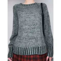 日本 ヴィンテージ グリーン ニット