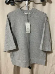 ZARA グレー 7分袖 スウェット S 新品