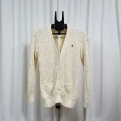 ポロ レディース ケーブル編み ニット カーディガン Mサイズ