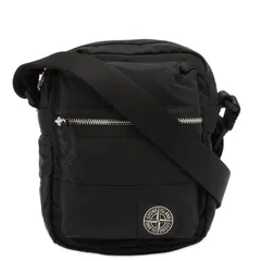 ストーンアイランド メンズ バッグ ナイロン Stone Island Nylon Metal Pouch Bag Black ブラックのサムネイル