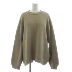 ザラ ZARA ニット セーター S ベージュ クルーネック 長袖 /KU